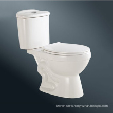 Factory Price White Colored Two-Piece Toilet Bowl